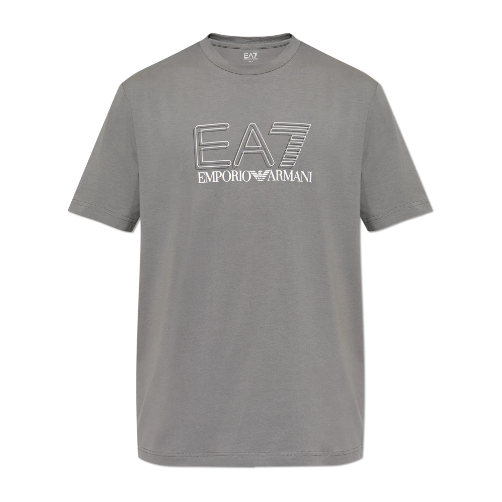 Emporio Armani Ea7 Hombre Gris Camisetas, Talla: Xl
