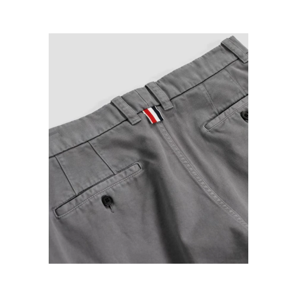 Thom Browne Grijze Utility Chino Broek Gray Heren