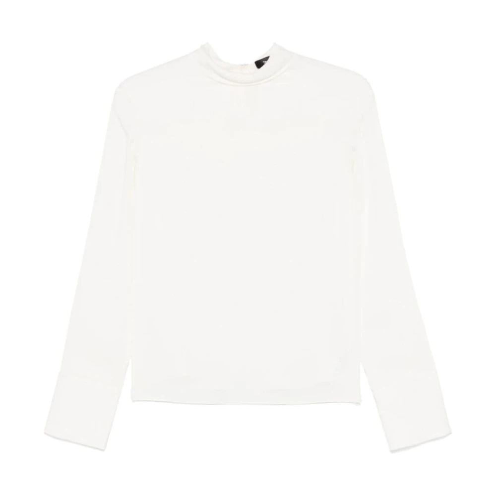 Theory Coltrui Shirt Brede Stropdas White Dames