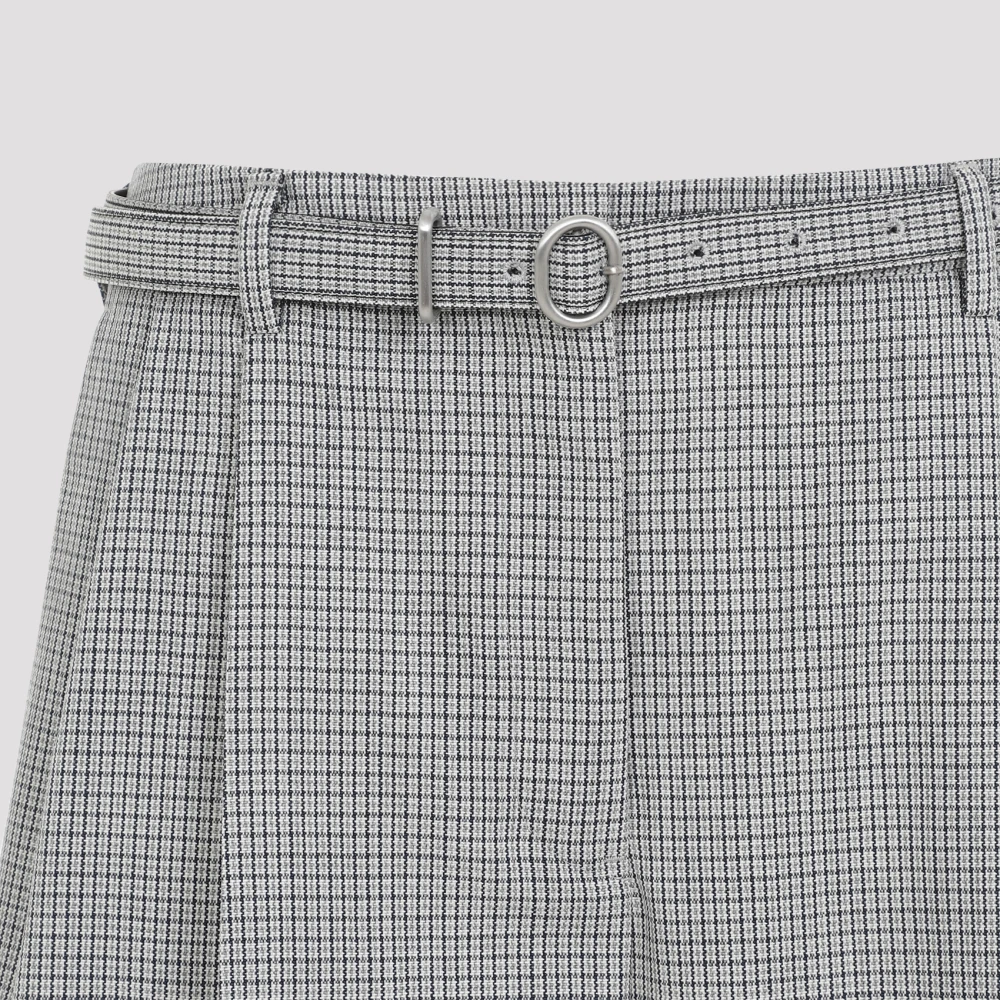 Jil Sander Grijze Casual Broek Gray Dames