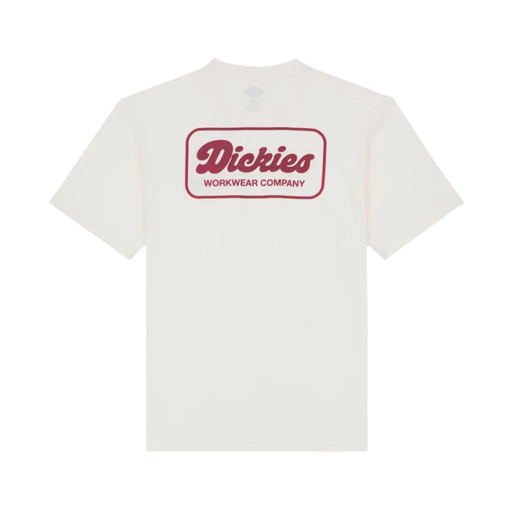 Dickies Korte Mouw Tee Lewistown Egret Beige Heren