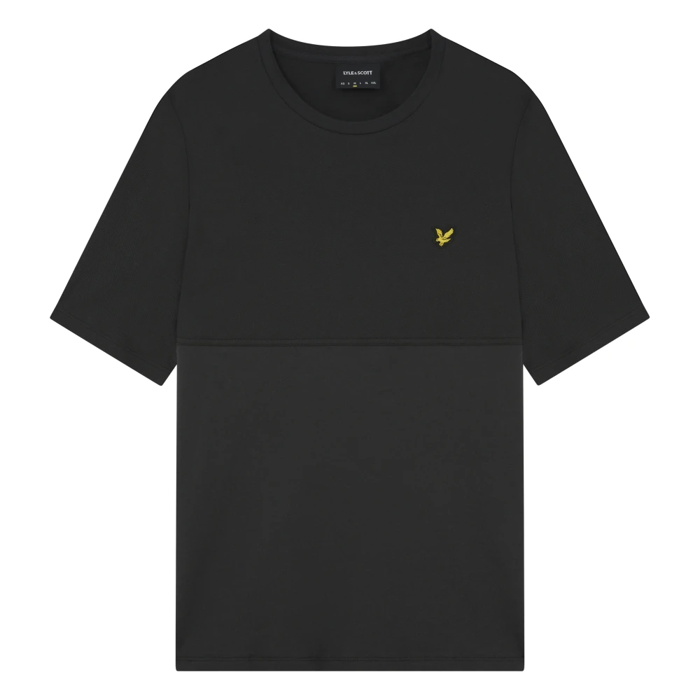 Lyle & Scott Gestructureerd T-shirt Black Heren