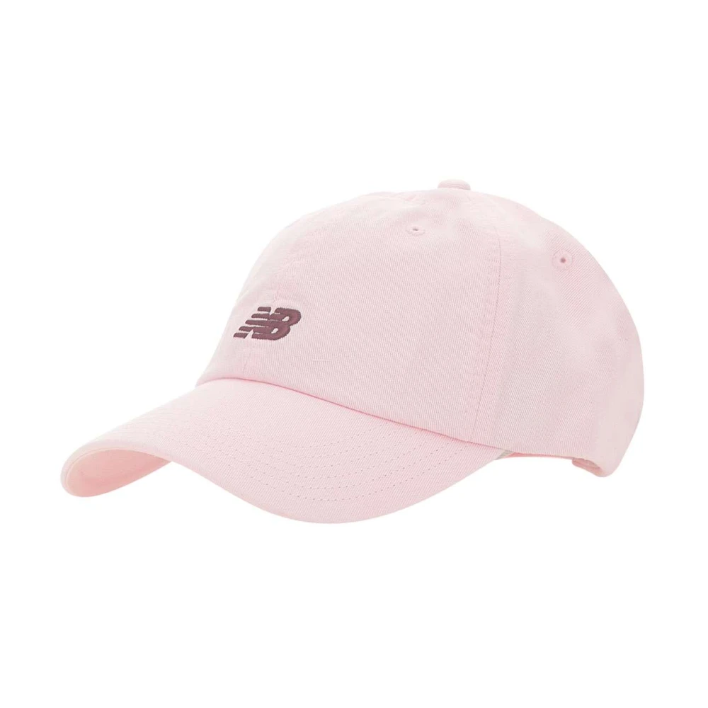 New Balance Roze Katoenen Baseballpet Paneelontwerp Pink Unisex