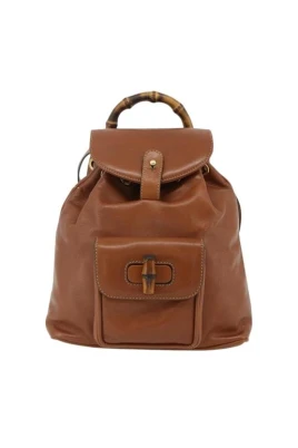 Pre-owned Vintage Leather Backpack
