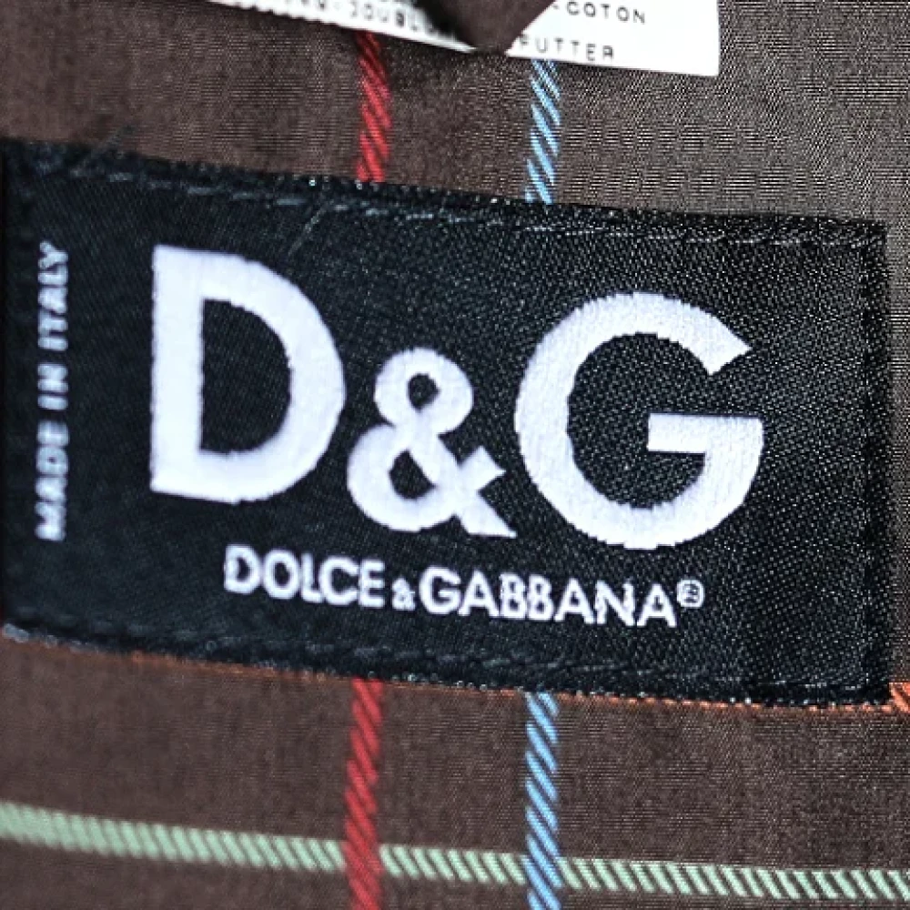 Dolce & Gabbana Pre-owned Corduroy outerwear Beige Dames