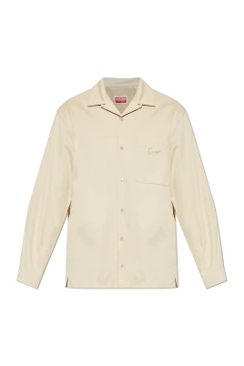 Signatur Oversized Skjorta i Herringbone Bomull