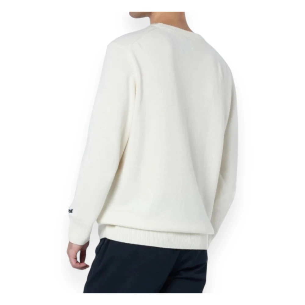 MC2 Saint Barth Vakantie Logo Sweater Collectie Beige Heren