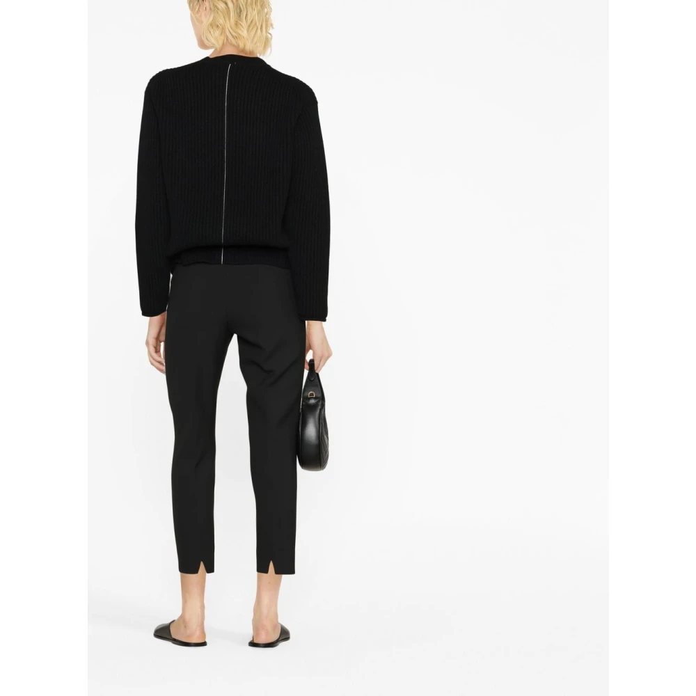 PESERICO Stijlvolle Panta Broek Black Dames