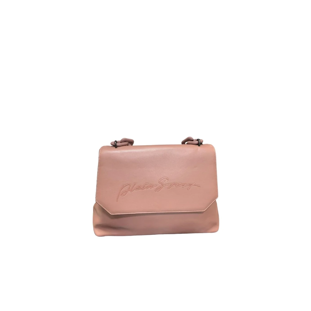 Plein Sport Handtas met logo letters roze Pink Dames