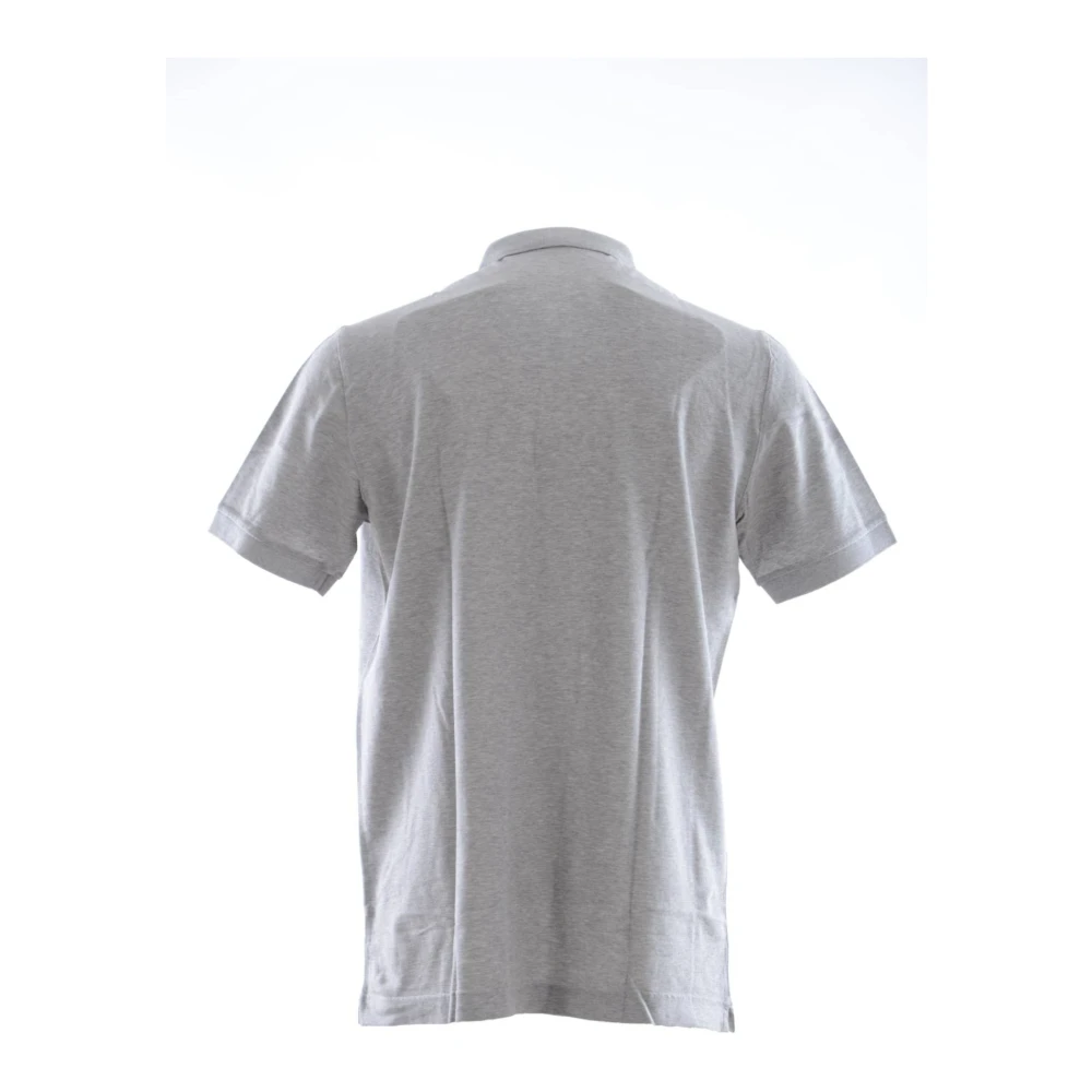 Dolce & Gabbana Heren Geborduurd Kroon Polo Shirt Gray Heren