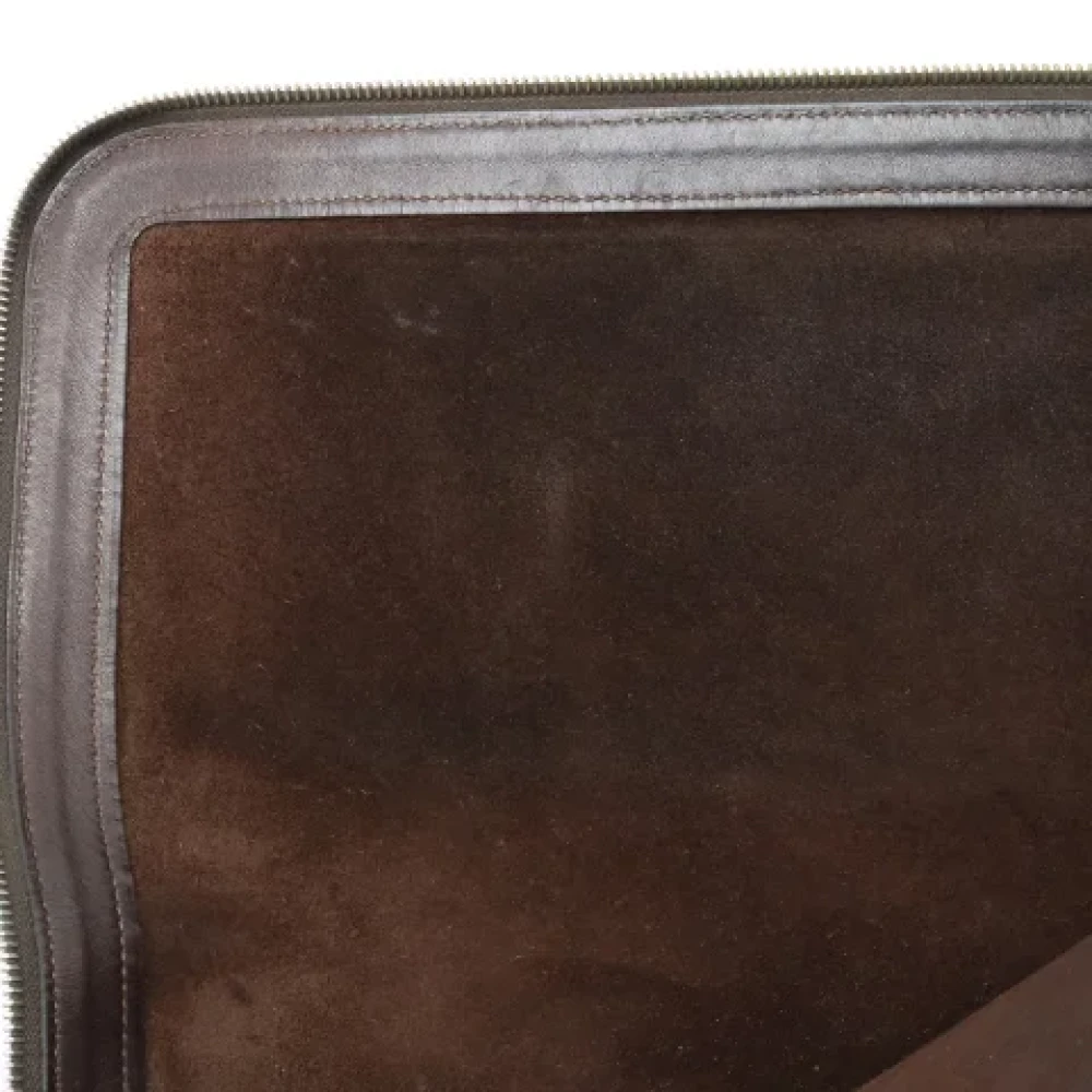 Hermès Vintage Pre-owned Leather clutches Brown Dames