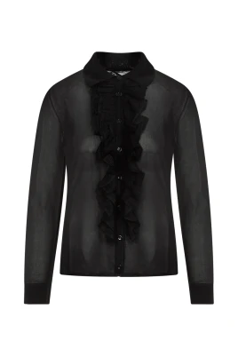 Ruffle Knit Shirt