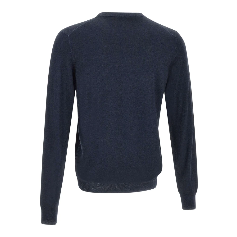 Filippo De Laurentiis Nuvola Navy Blue Wollen Trui Blue Heren