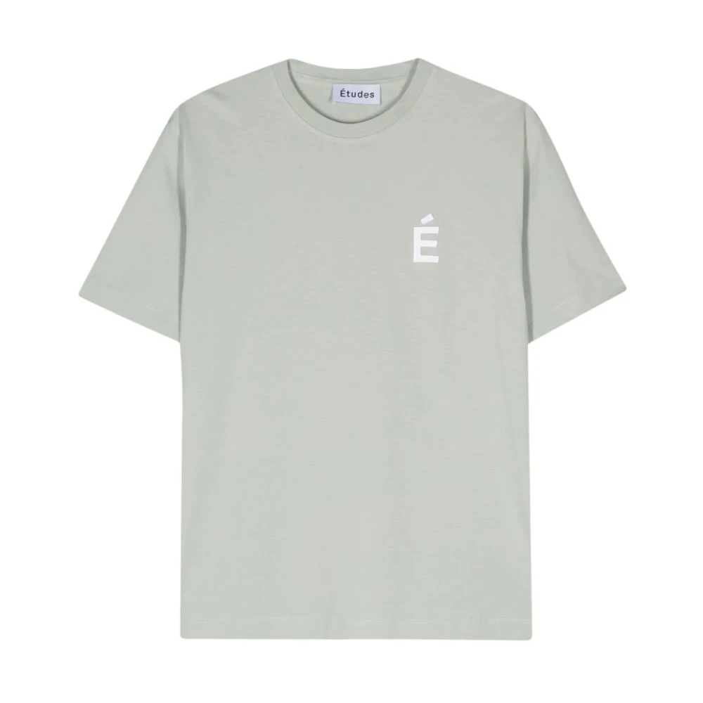 Études T-Shirts Gray Heren