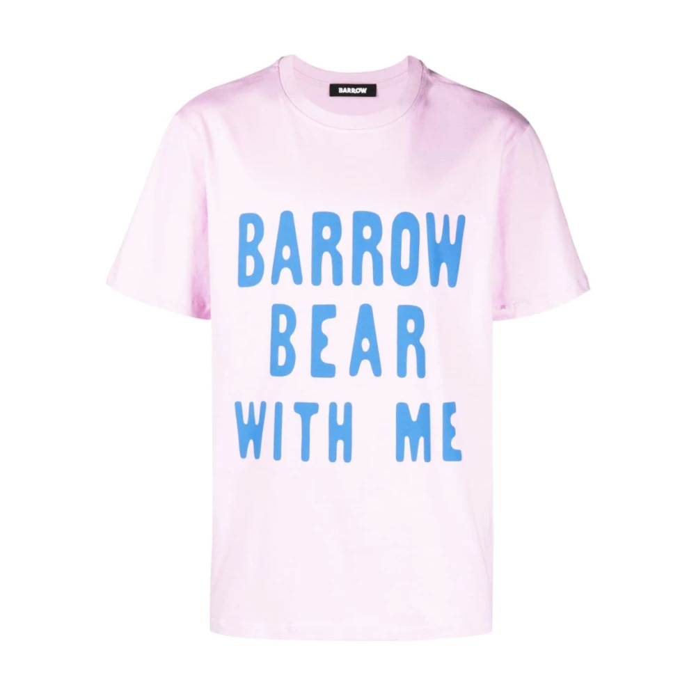 Barrow Jersey T-Shirt Bw014 Pink Heren