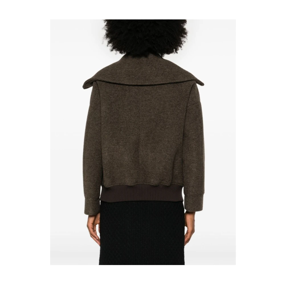 Tela Stijlvolle Jassen voor Mannen Brown Dames