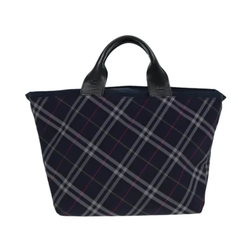 Burberry Vintage Pre-owned Nylon handbags Blue Dames