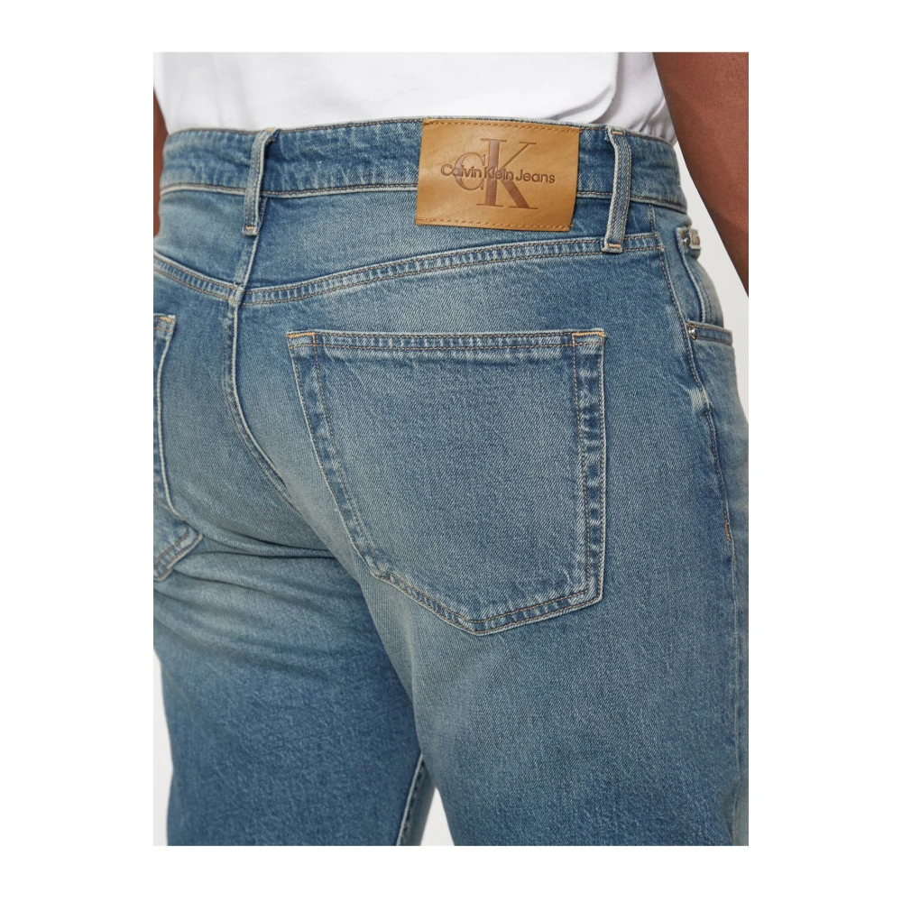 Calvin Klein Slim Taper Jeans Licht Denim Blue Heren