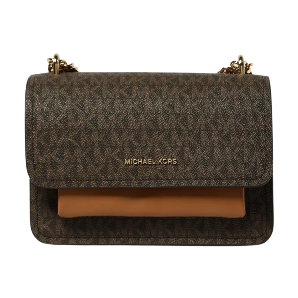 Michael Kors Women's Brown Cross Body Bags, One Size, Claire Crossbody Bag