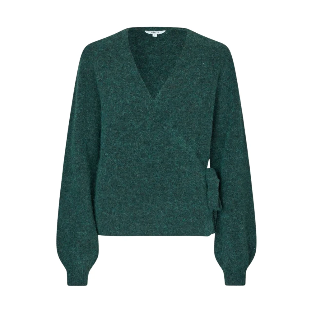 MbyM Groen Gebreid Wikkelvest Udele Green Dames