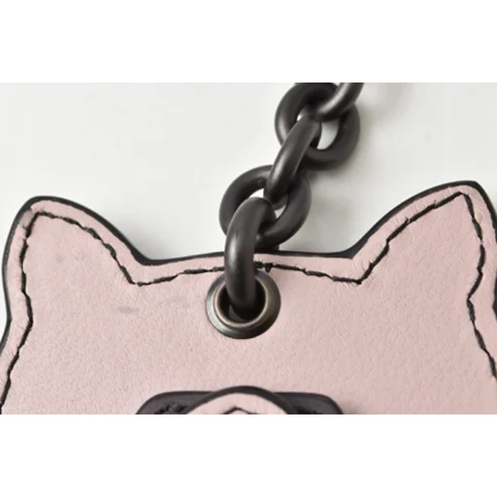 Bottega Veneta Vintage Pre-owned Leather key-holders Pink Dames