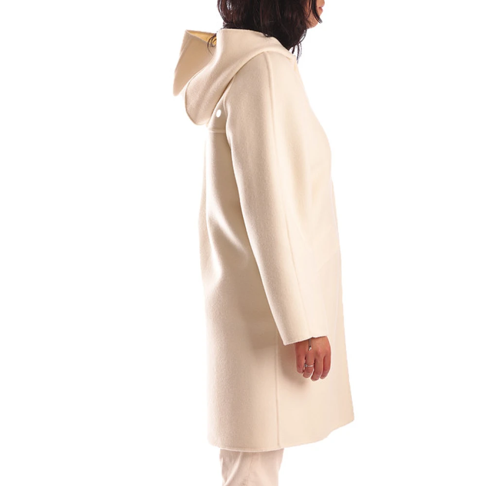 Paltò Witte Winterjassen White Dames