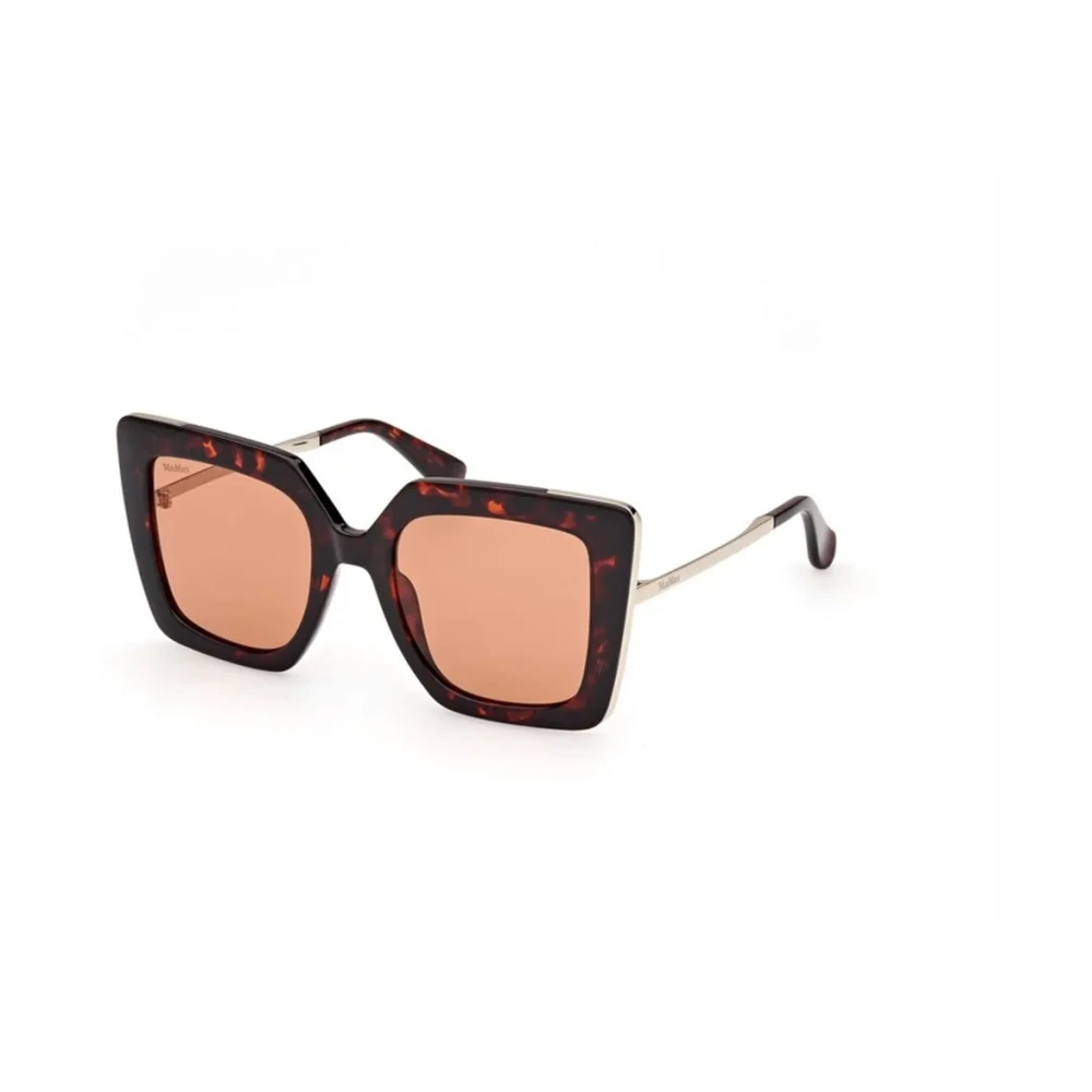 Max Mara Women's Brown Square Sunglasses - Sunglasses - 52 Mm - Accessories