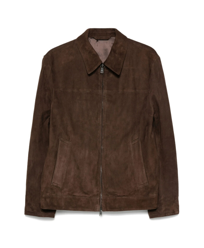 veste-en-daim-marron-fermeture-eclair-style-classique