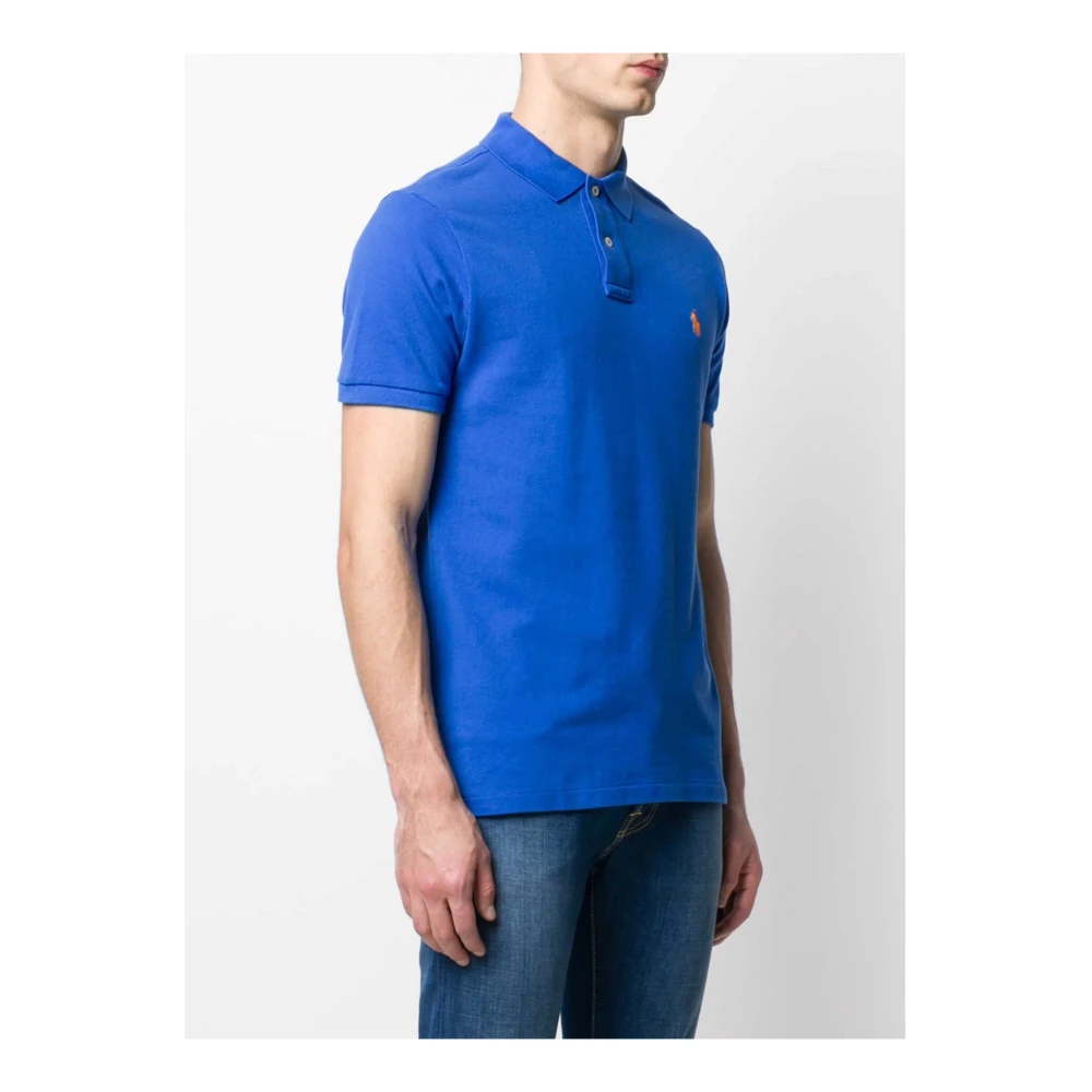 Polo Ralph Lauren Polo T-shirt met geborduurd logo Blue Heren