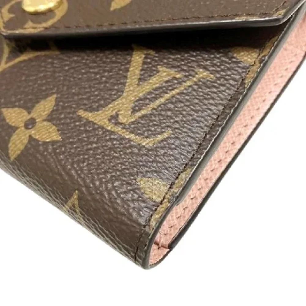 Louis Vuitton Vintage Pre-owned Fabric wallets Brown Dames