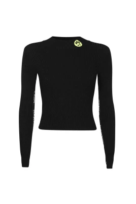 Logo Patch Crew-neck Sweater