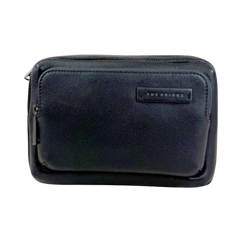The Bridge Mannelijk Zwart Tassen Heren, One Size, Leer, Ludovico Pouch