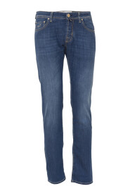 Super Slim Fit Jeans - Größe 34, Farbe: Dunkelblau