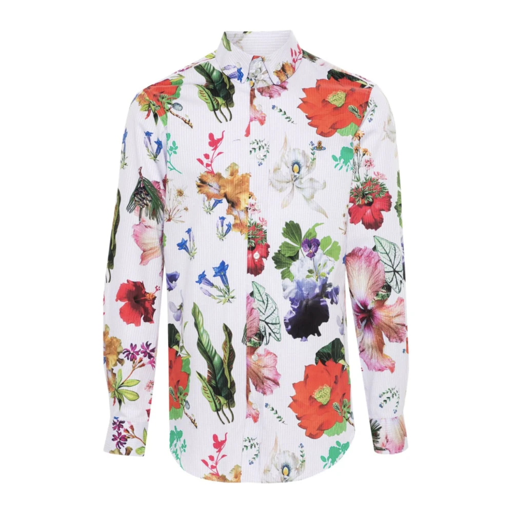 Vivienne Westwood Bloemen knoopshirt Multicolor Heren