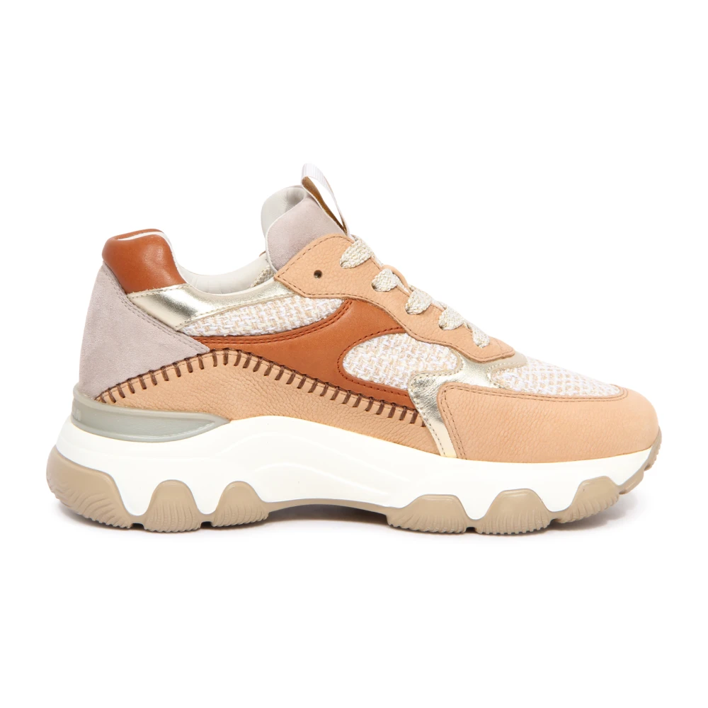 Hogan Hyperactive Slip-On Schoenen met Memory Foam Dames Schoenen Bruin