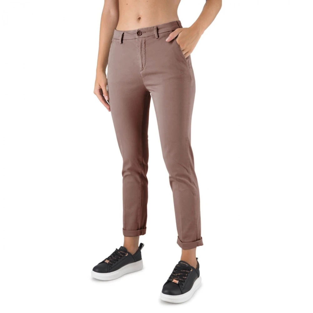 40Weft Briana Chino Broek Brown Dames