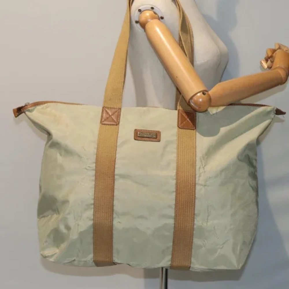 Dior Vintage Pre-owned Fabric totes Beige Dames