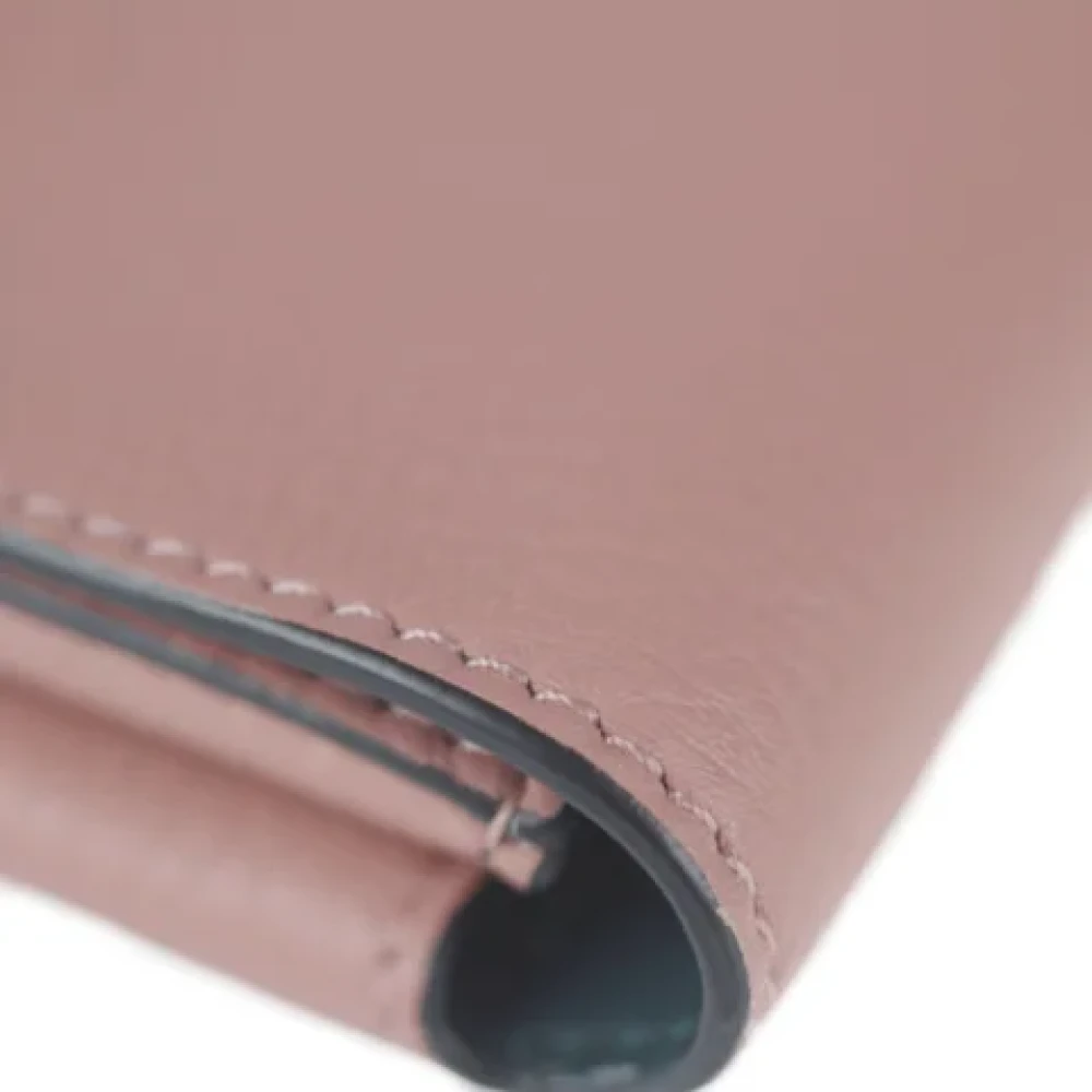 Burberry Vintage Pre-owned Leather wallets Pink Dames