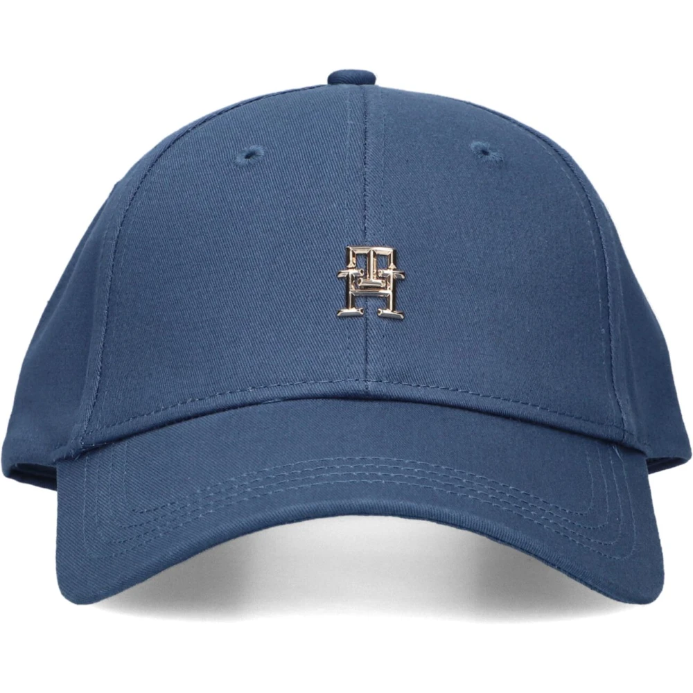 Tommy Hilfiger Blauwe Distinct Cap voor Vrouwen Blue Dames
