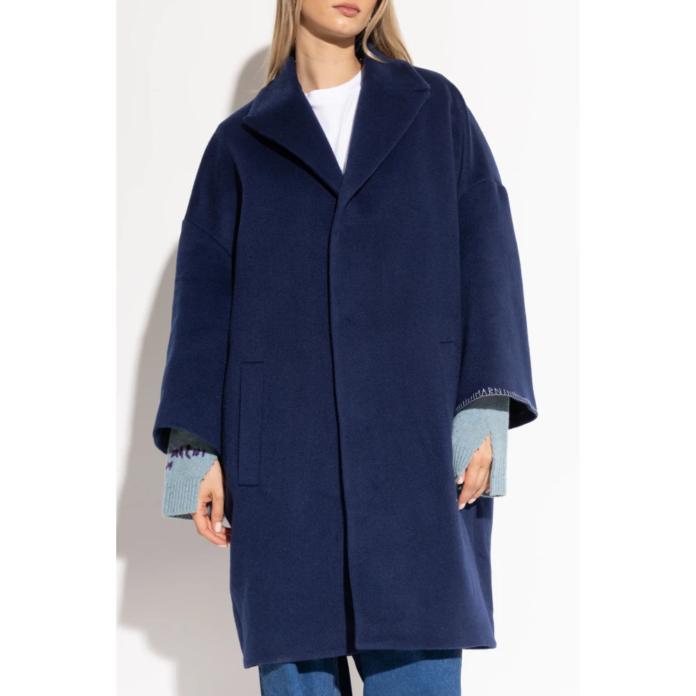 Marni Wollen jas Blue Dames