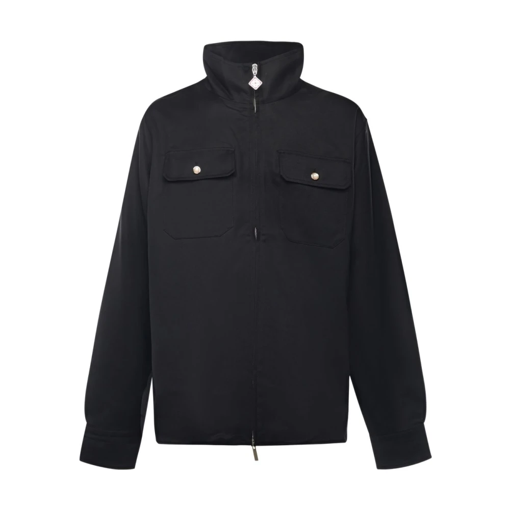 Casablanca Men's Black Wool Workwear Jacket