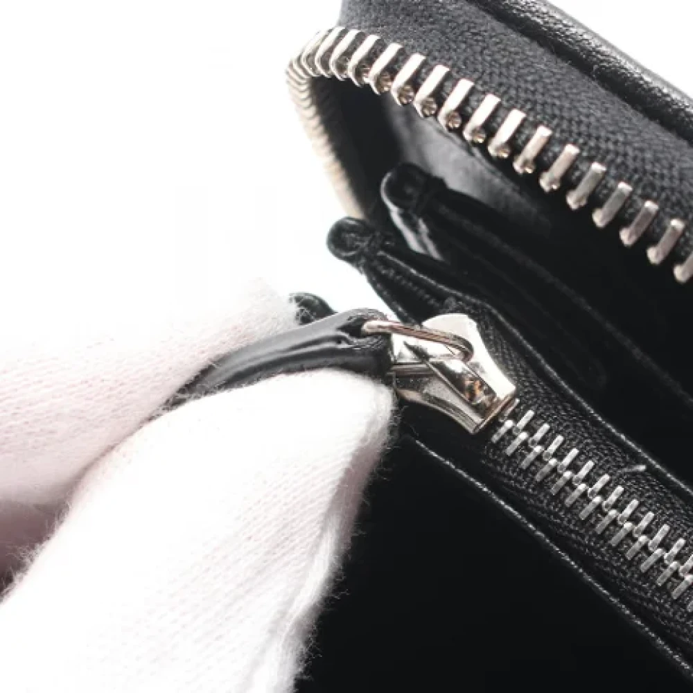 Gucci Vintage Pre-owned Leather wallets Black Dames