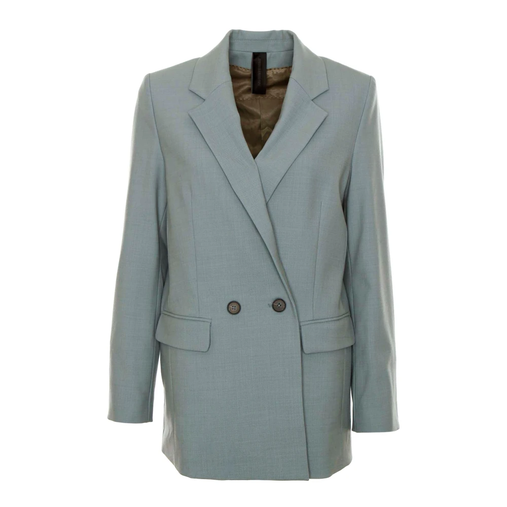Drykorn Linnenmix Oversized Blazer Green Heren