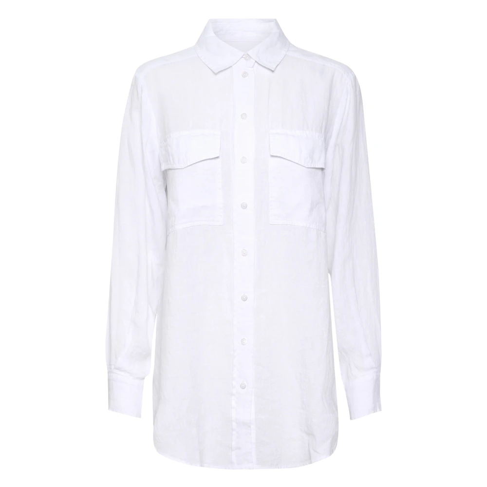 Part Two Modieuze Loose Fit Shirt White Dames