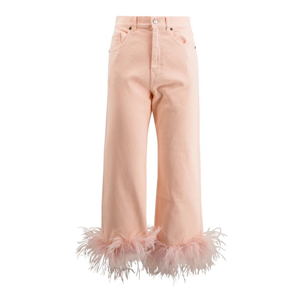 P.a.r.o.s.h. Cropped Jeans Pink Dames