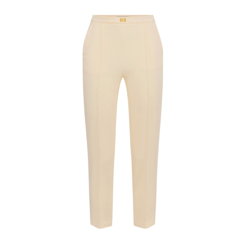 Elisabetta Franchi Stijlvolle Broek voor Vrouwen Beige Dames