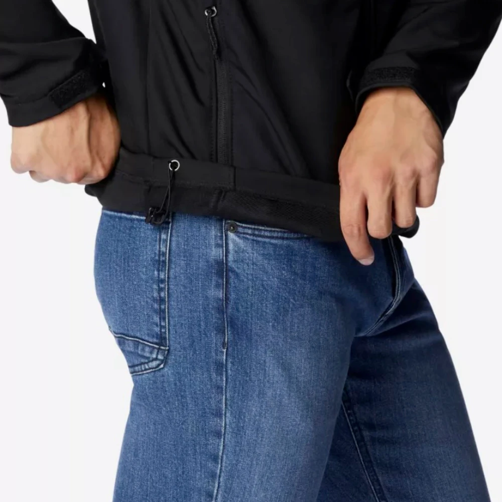 Columbia Zwarte Waterdichte Softshell Wandelschoen Black Heren