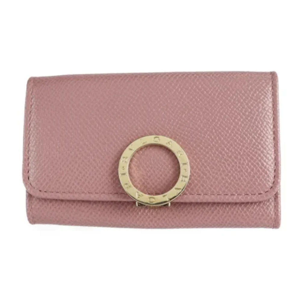 Bvlgari Vintage Pre-owned Leather key-holders Pink Dames