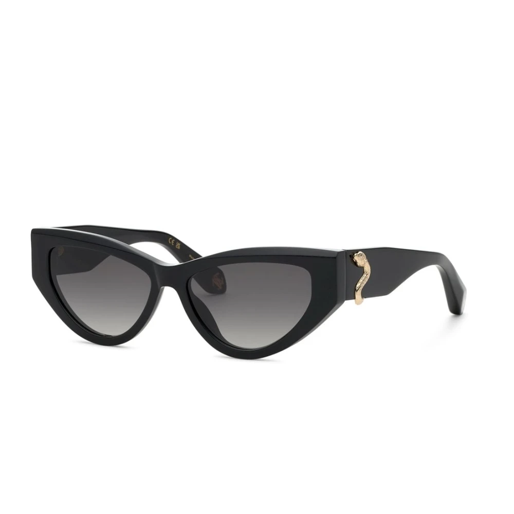 Roberto Cavalli Black Sunglasses, Female, 55 Mm, Src184 Sunglasses