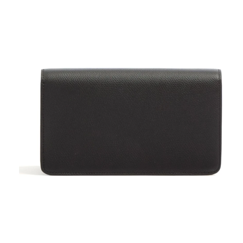 Valentino Garavani Zwarte V-Logo Portemonnee Riem Tas Black Dames